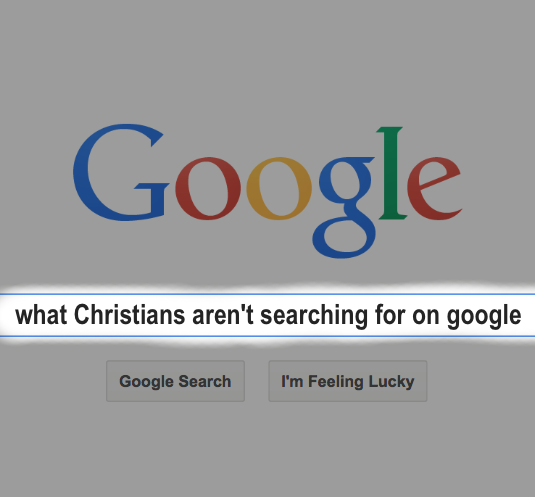What Christians aren’t searching for on google may shock you